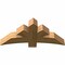 Ekena Millwork Davenport Rough Sawn Timber Gable Bracket, Western Red Cedar, 48"W x 22"H x 6"D x 6"F, 11/12 Pitch GBW048X22X0606DAV00RWR - alternate 3